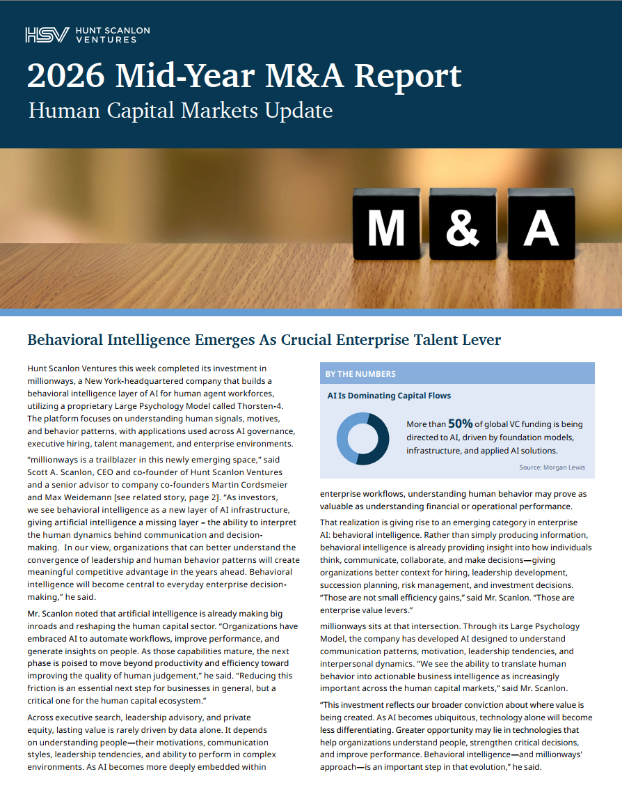 2026 Mid-Year Executive Search M&A Report Cover